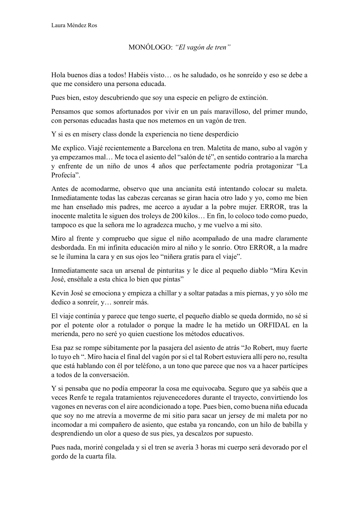 Monólogo